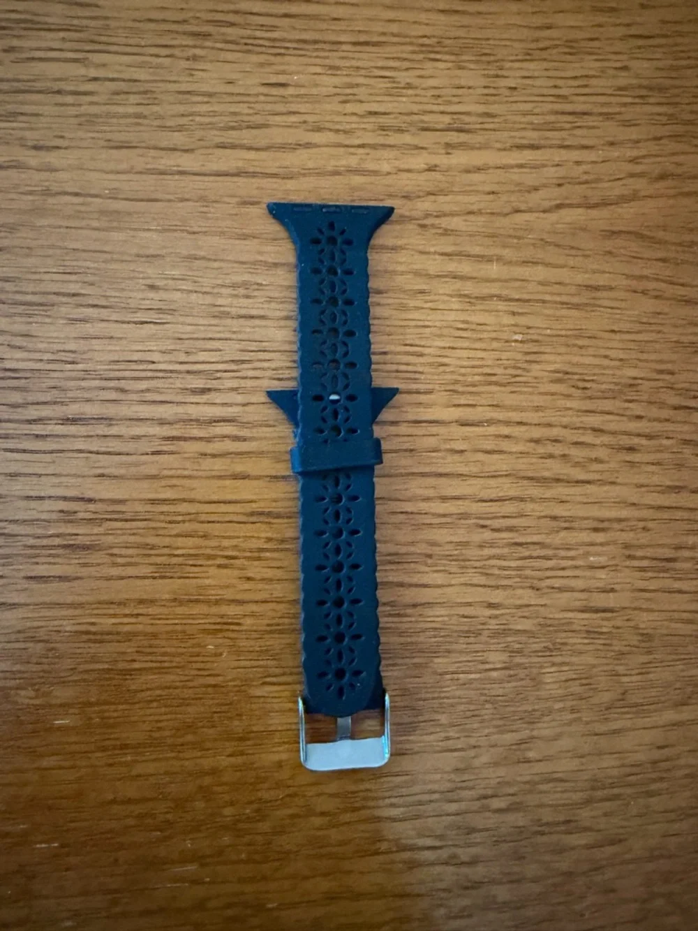 Black Floral Cutout Apple Watch Band 38mm